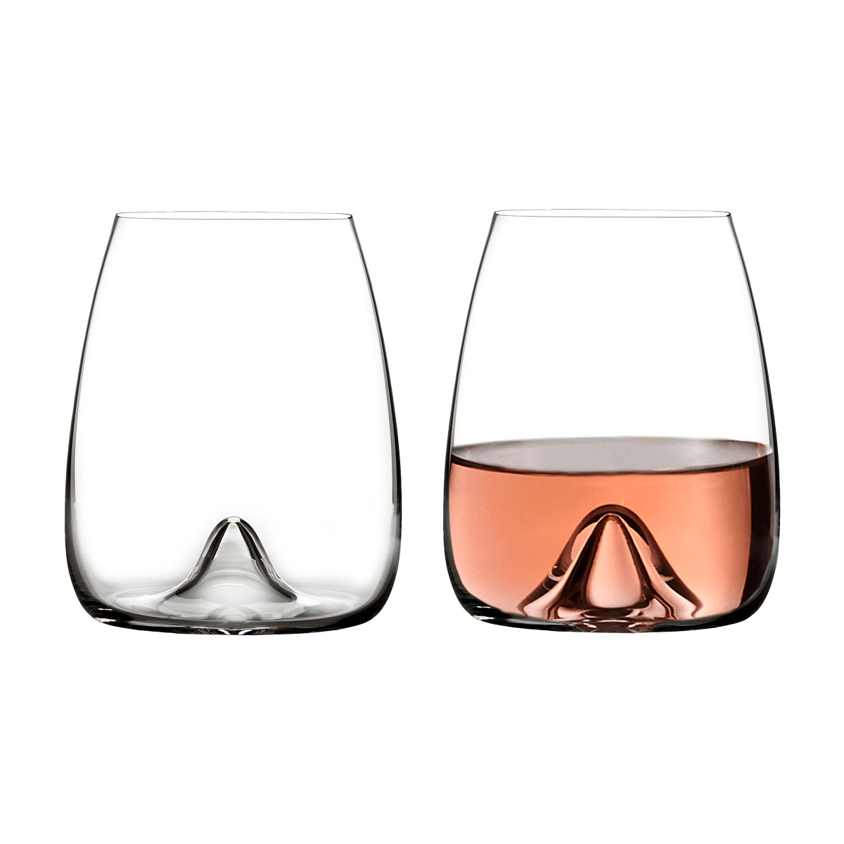 Waterford Crystal, Elegance Stemless Wine Glass, Pair